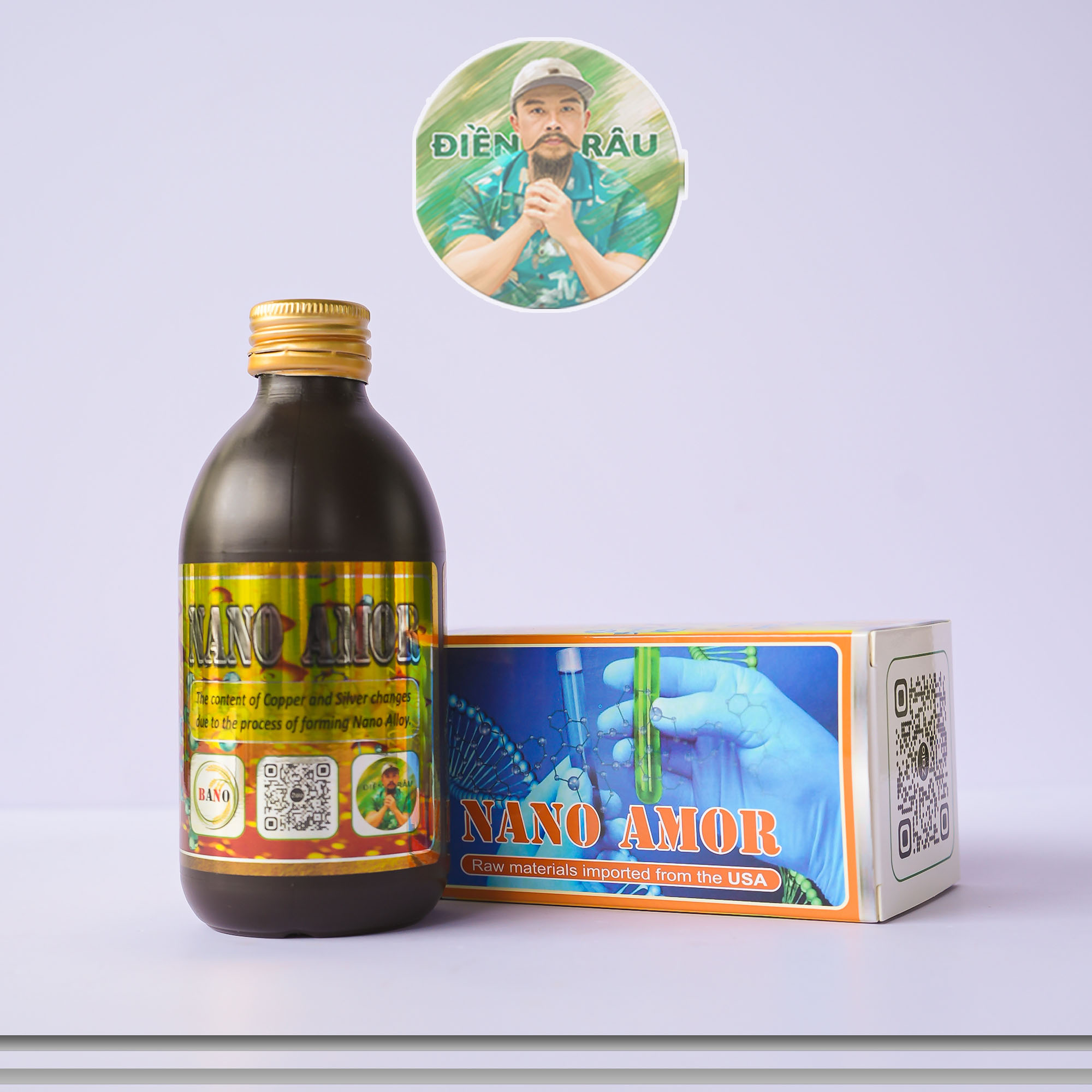 Siêu phẩm nano amor nhập khâu mỹ- sản phẩm hữu cơ cho tất cả cây trồng- vtnn24h điền râu