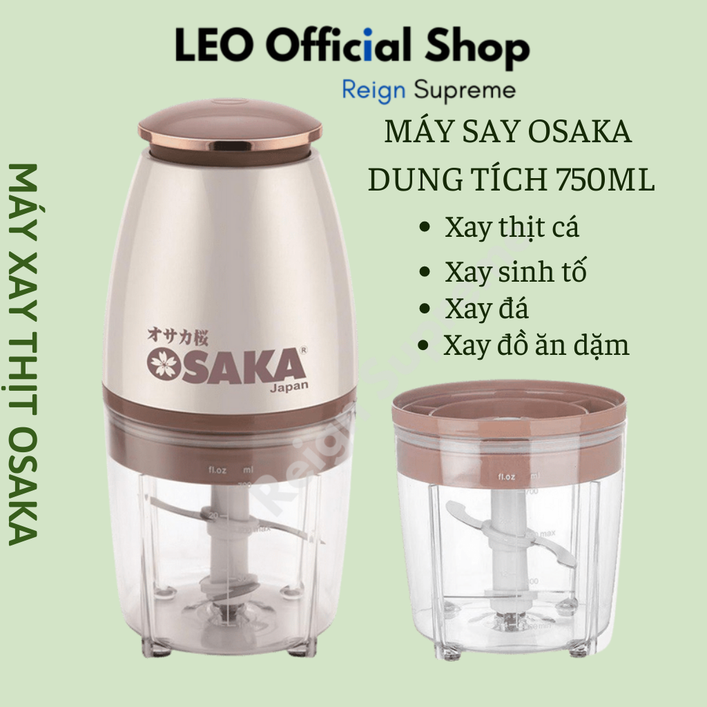 Máy xay sinh tố - Máy xay thịt Xay đá Osaka đa năng 750ml