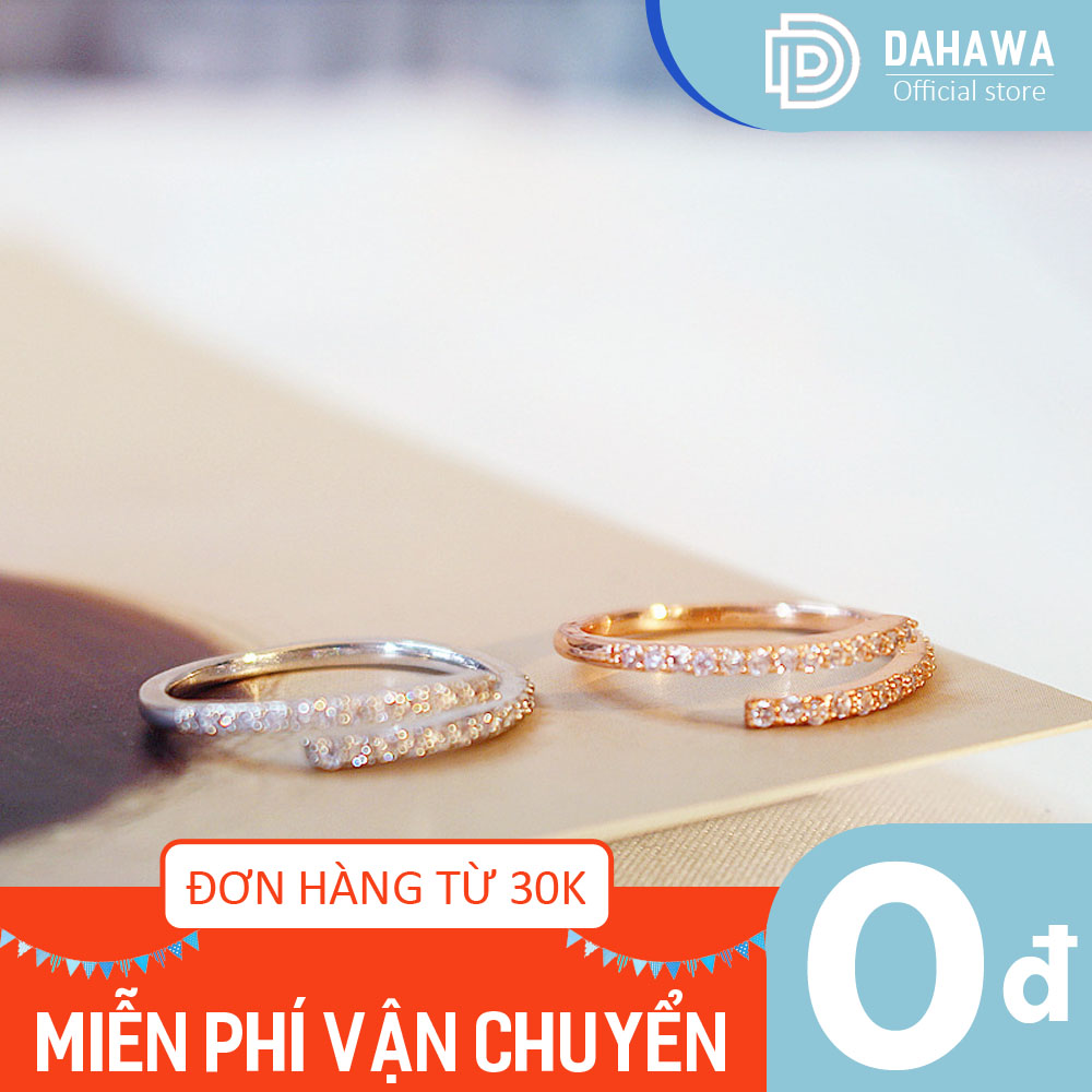 Nhẫn thời trang nữ Zircon đẹp NT13, Nhẫn học sinh giá rẻ, Đính cườm cực sang