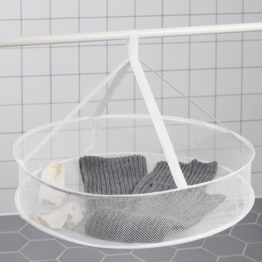 Giỏ phơi treo hong đồ, quần áo, đồ lót lưới Slibb IKEA