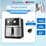 (Chỉ 25-29.06)Nồi chiên không dầu Elmich AFE-3951OL dung tích 8.3L