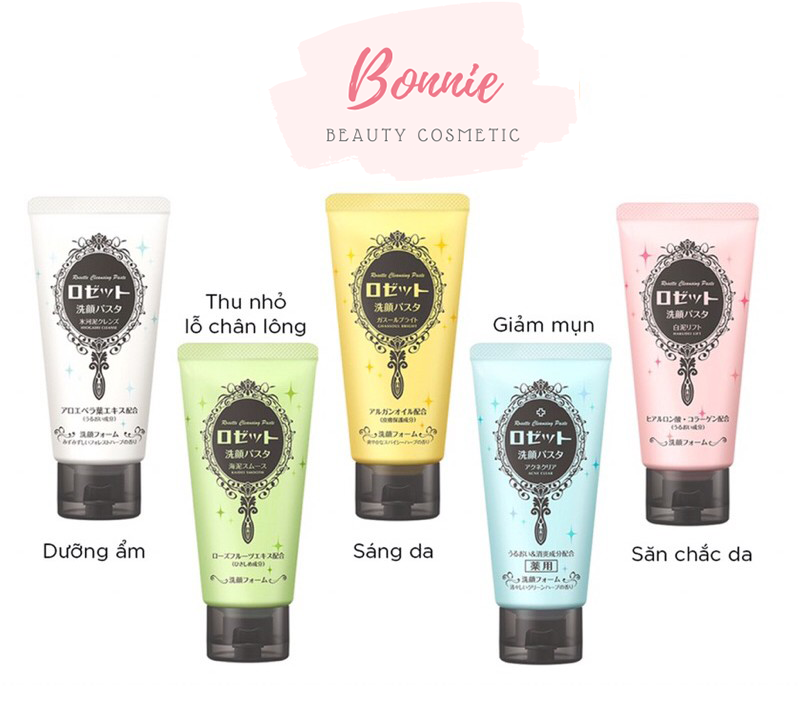 Sữa Rửa Mặt Bùn Khoáng Rosette Nhật Bản 120g