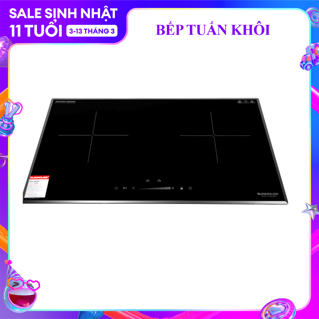 Bếp điện từ sunhouse shb di02