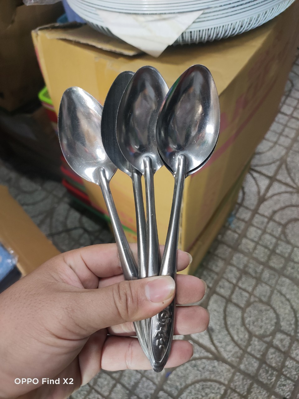[HCM]Combo 10 Muỗng Canh Muỗng Cơm Inox Loại Dày
