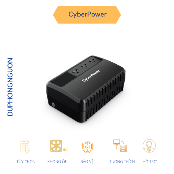 Bộ lưu điện cyberpower bu1000ea - 1000va/600w - bh 24 tháng