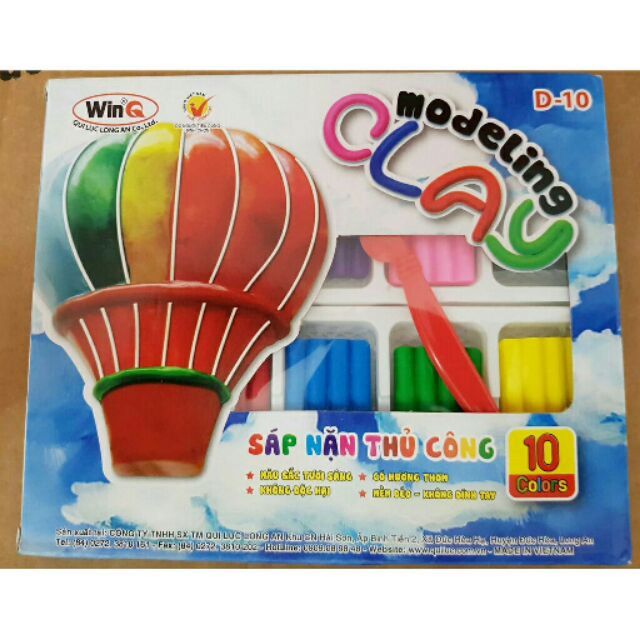 Đất nặn win q 5 màu 10 màu