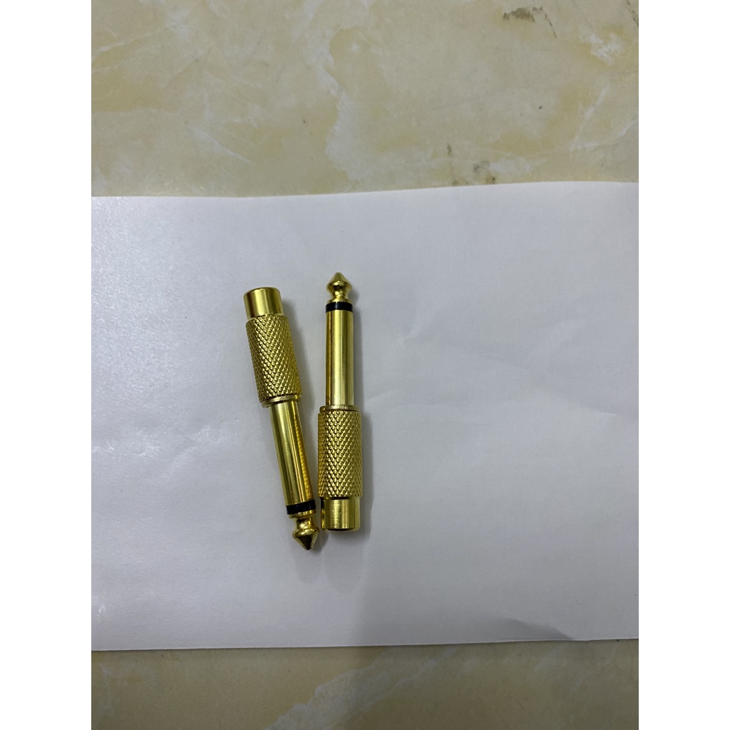 Combo 2 jack chuyển hoa sen ra 6ly - av to 6.5mm