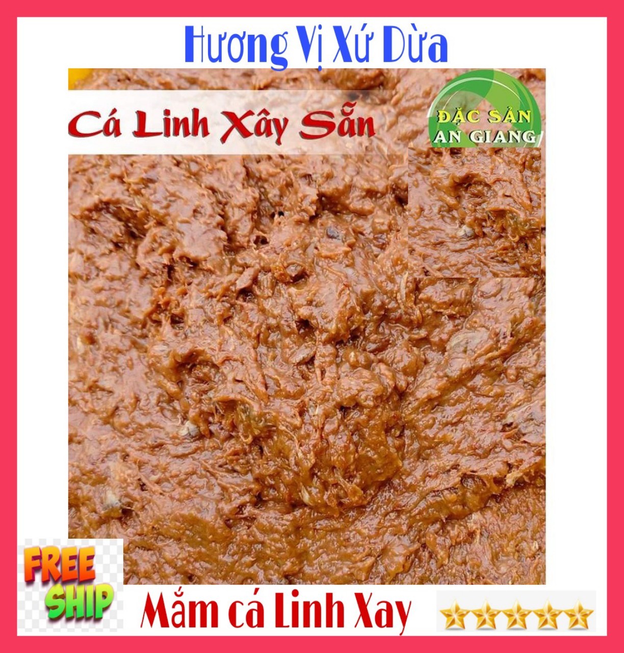 1kg Mắm cá linh xay loại đặc biệt thơm ngon chất lượng