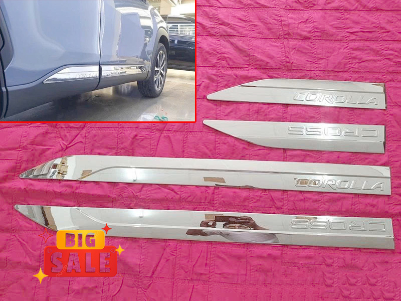 Nẹp Sườn Cross 2024 2025 2026 - Ốp Bảo Vệ Sườn Xe Toyota Cross