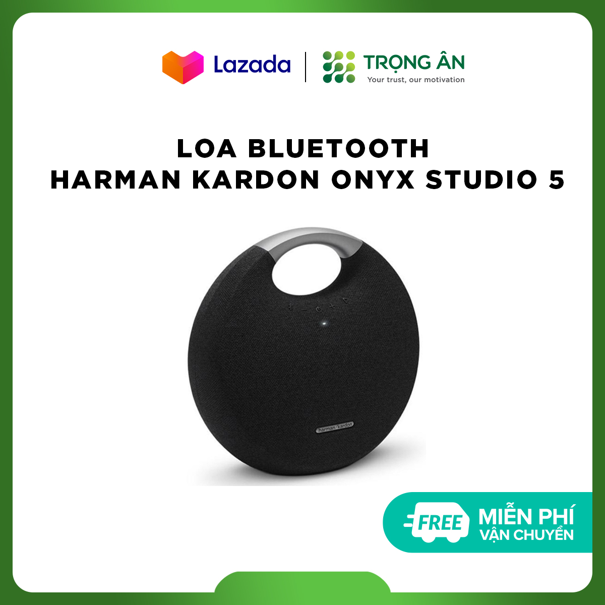 Loa Bluetooth Harman Kardon Onyx Studio 5 50W - Hàng Chính Hãng