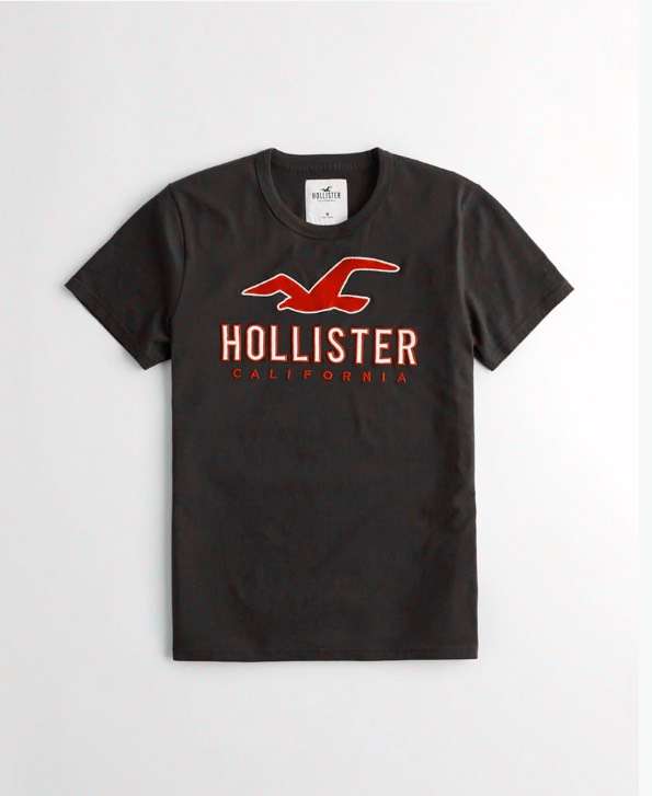 Áo thun Hollister California xám đậm