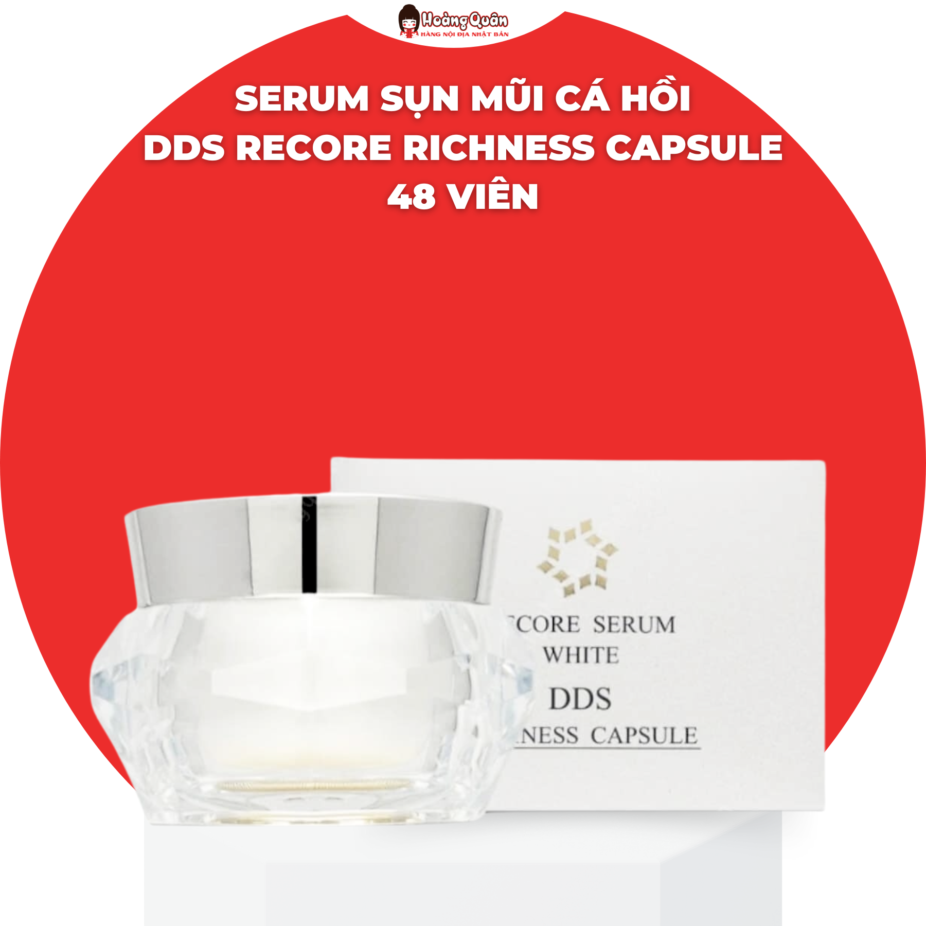 Serum sụn mũi cá hồi dds recore capsule 48 viên