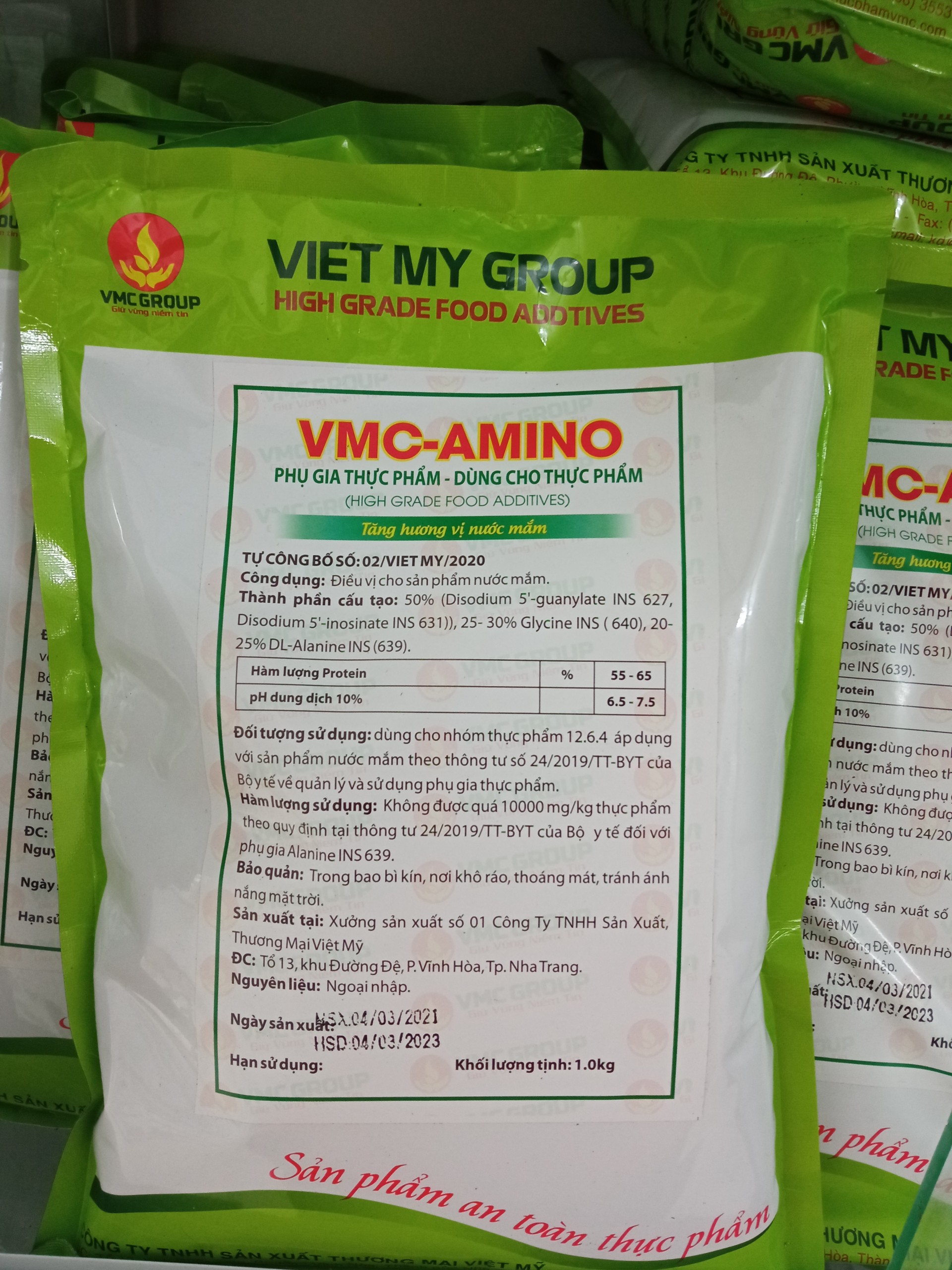 Chất điều vị thay thế bột ngọt vmc amino
