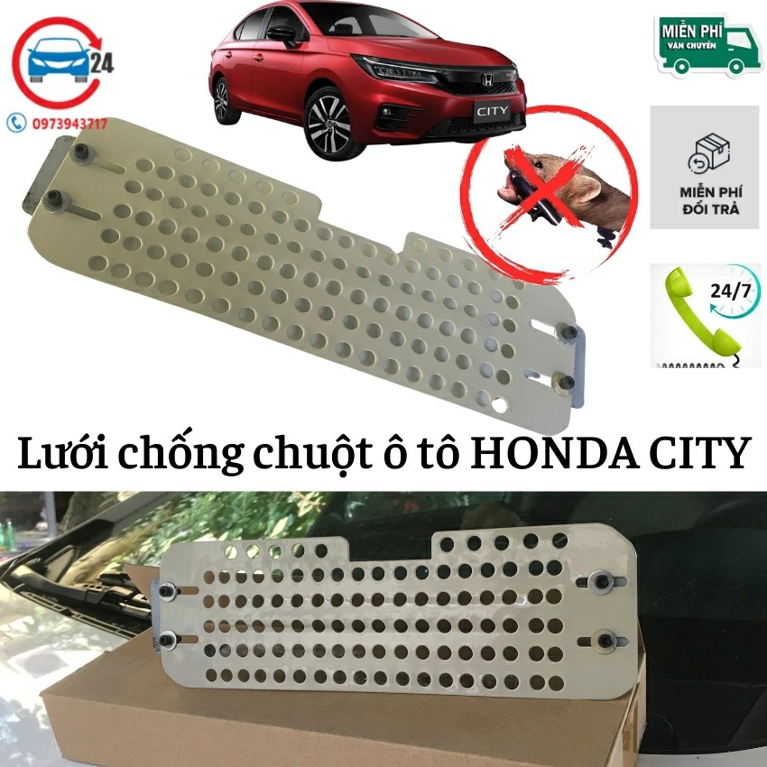 [ Miễn Phí Giao Hàng] Lưới Chống Chuột Ô Tô HONDA CITY, Tấm Chống Chuột ô tô City bền đẹp chất lượng chuẩn xe.