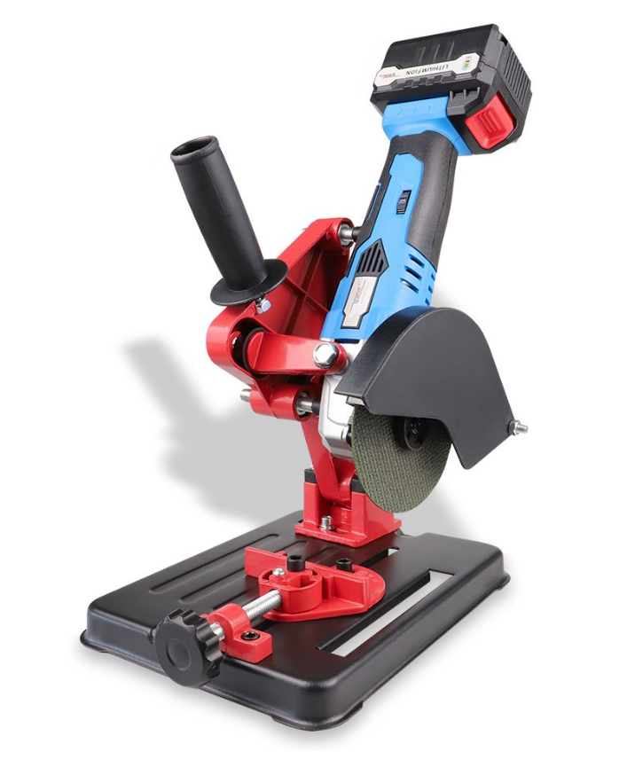 Giá đỡ máy mài cầm tay TZ6103, bàn cắt máy mài tay đế sắt - Khung máy cắt cầm tay thành máy cắt bàn mini, kẹp giữ cho máy cắt an toàn, tiện lợi - HẢI MY STORE