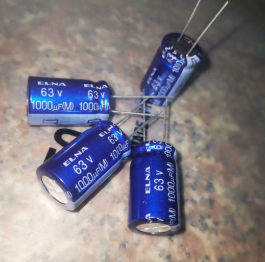 Túi 5 con tụ hóa âm ly elna re3 1000uf 63v 16x25mm mới nhập khẩu thái lan)
