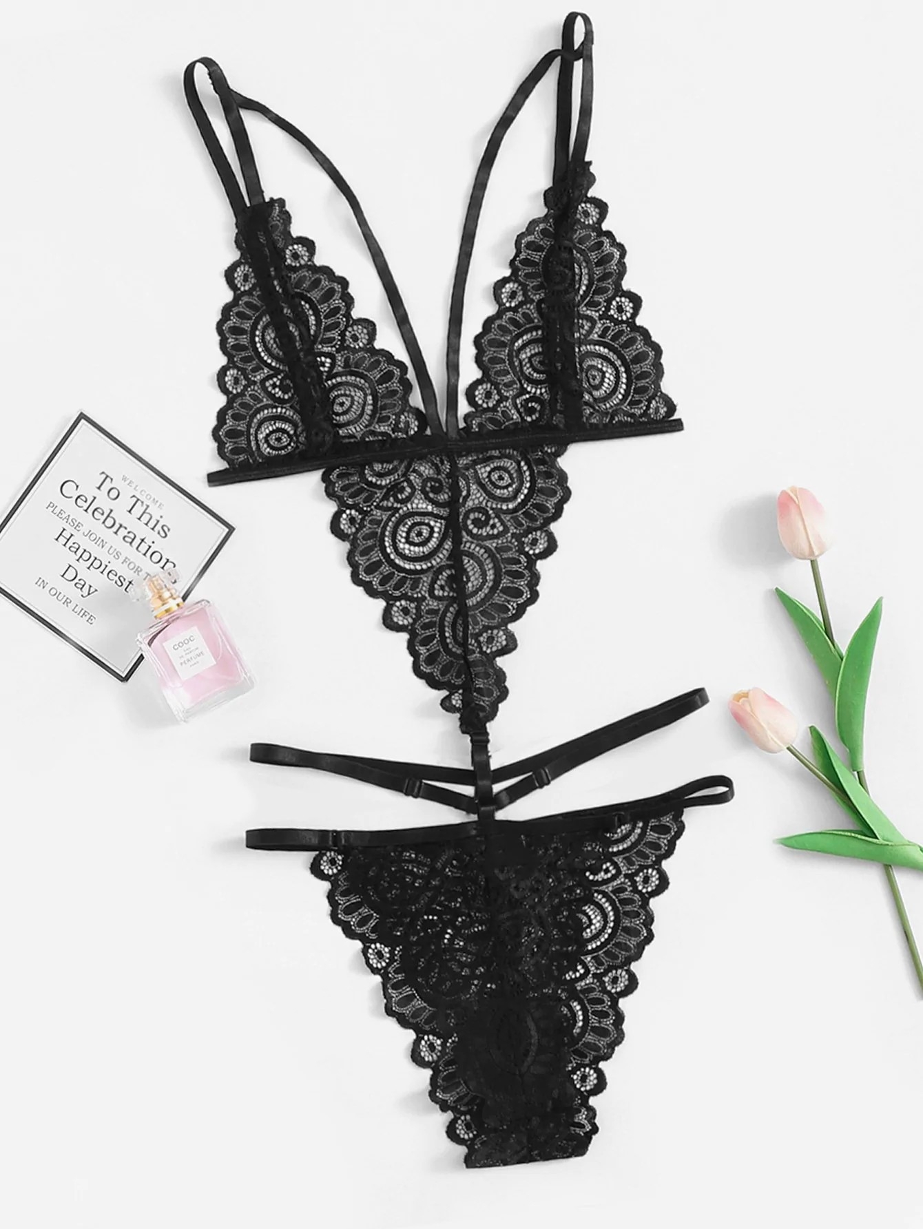Bộ Đồ Lót Sexy Dây Đan Chéo Gợi Cảm Chất Ren Thun Co Giãn Cao Cấp Free Size Chất Đẹp