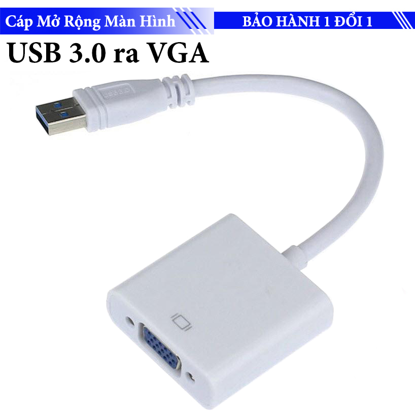 Cáp chuyển đổi tín hiệu USB 3.0 sang VGA Video Display External