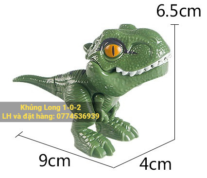 Khủng Long Cắn Ngón Tay Trọn Bộ 43 Mẫu Mô Hình Bằng Nhựa Hàm Có Lò Xo Vui Nhộn