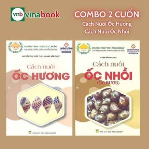 Bộ 2 Cuốn Cách Nuôi Ốc Hương - Ốc Nhồi