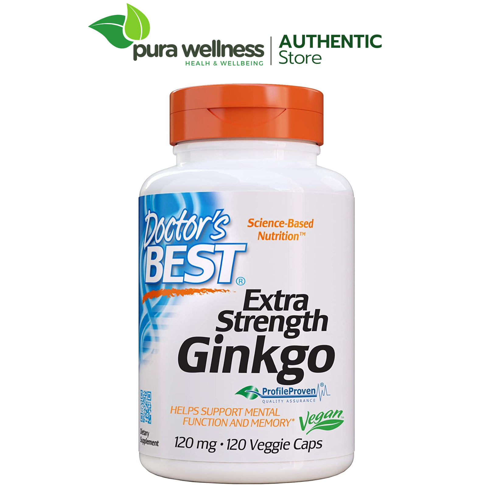 Doctor s Best Extra Strength Ginkgo 120mg Viên bổ não hỗ trợ trí nhớ và