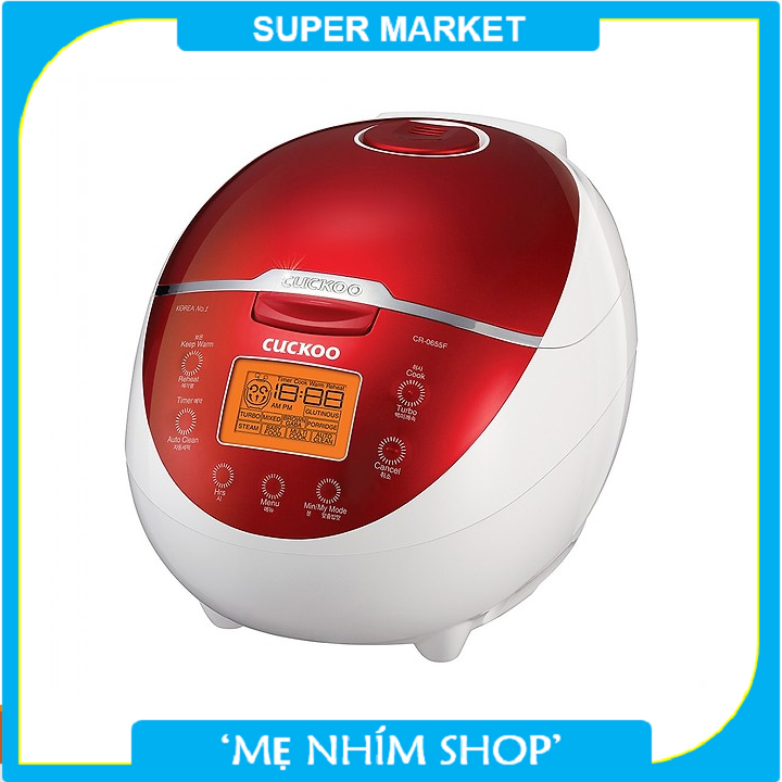 Nồi cơm điện tử cao cấp cuckoo cr-0655f - bảo hành 2 năm
