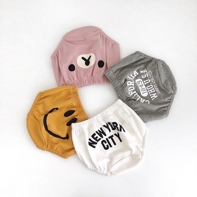 SET 4 CÁI KHÁC MÀU | QUẦN CHIP DỄ THƯƠNG CHO BÉ TRAI /GÁI 7-16KG | KISS PLAZA