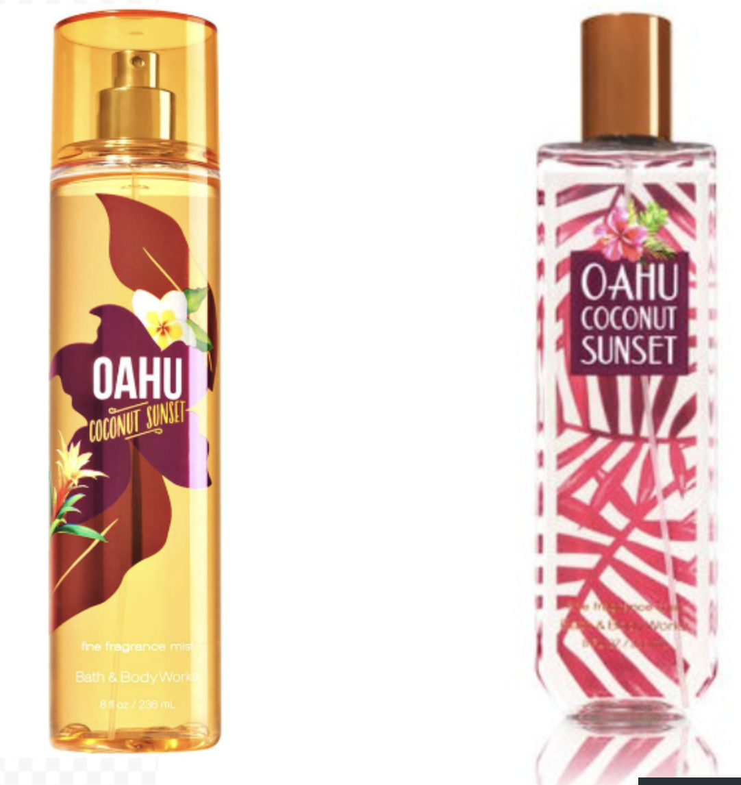 Nước hoa xịt thơm Bath & Body Works Oahu Sunset Coconut Fine Fragrance Mist 236ml