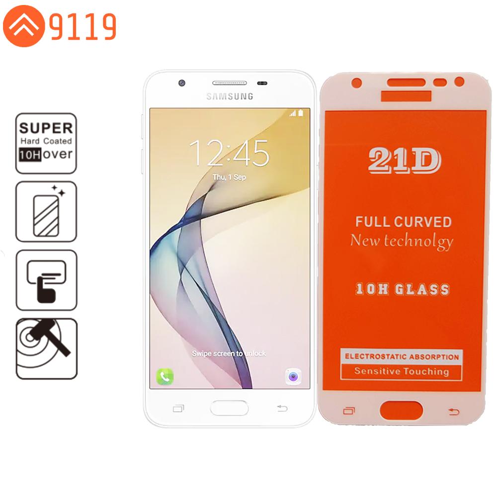 [HCM](Màu trắng) KÍNH CƯỜNG LỰC 21D SAMSUNG J5 PRIME FULL KEO FULL MÀN HÌNH - 9119 STORE