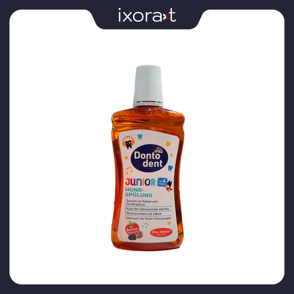 Nước súc miệng trẻ em từ 6 tuổi Dontodent 500ml-Hàng nội địa Đức