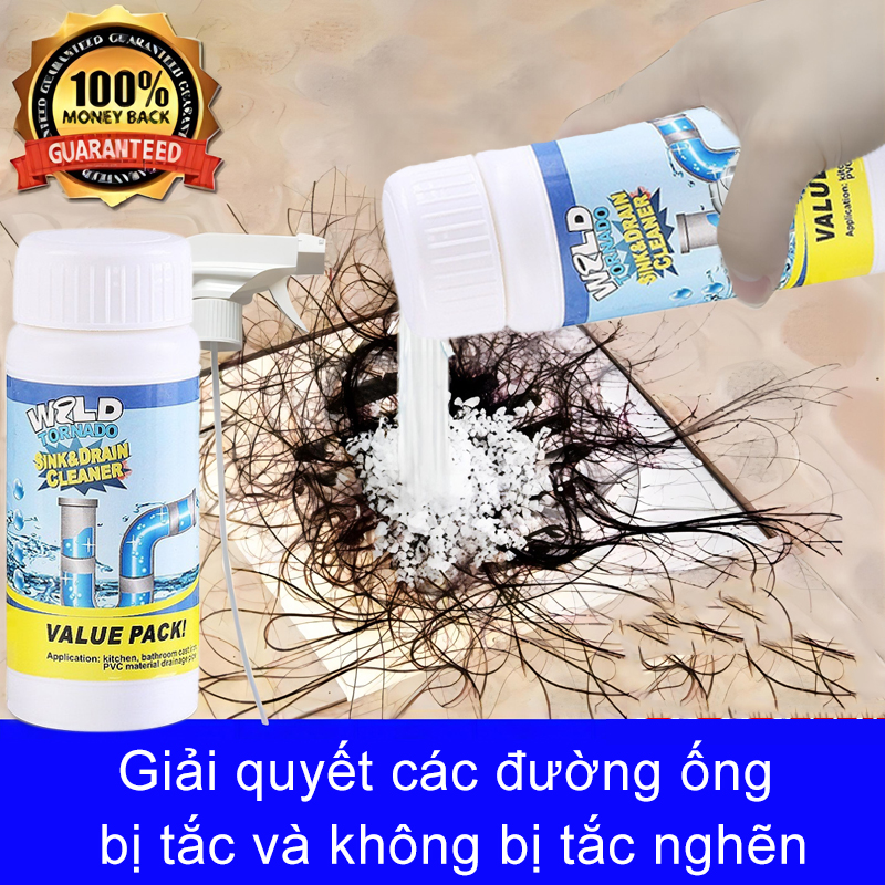 [Loại Cực Mạnh] Bột thông Cống ,Thông Bồn Cầu Thần Thánh ,Thông Tắc Bồn Cầu Nhanh Chóng, không ăn mòn,tẩy bồn cầu nước tẩy bồn cầu viên tẩy bồn cầu thông tắc bồn cầu thông tắc bồn cầu thông tắc ống thoát nước 110g