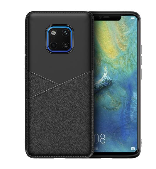 Ốp lưng nhựa dẻo giả da huawei p30lite p30 p30pro mate20 mate20pro