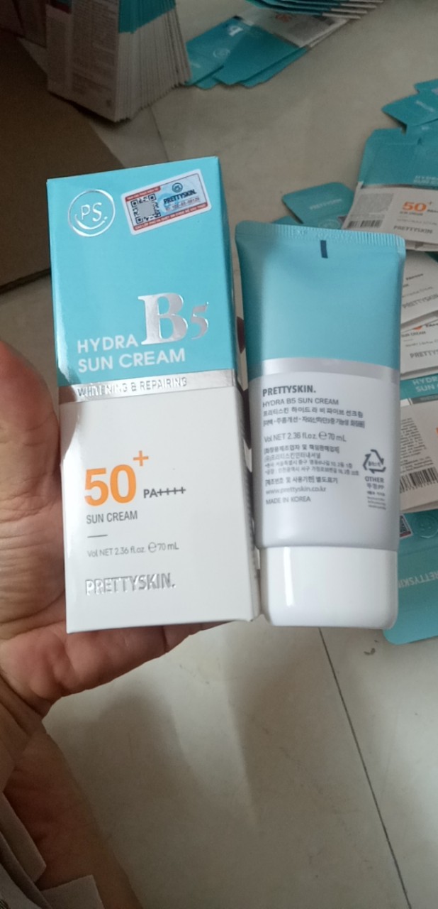Kem chống nắng b5 pretty skin hydra b5 sun cream spf 50+/pa+++
