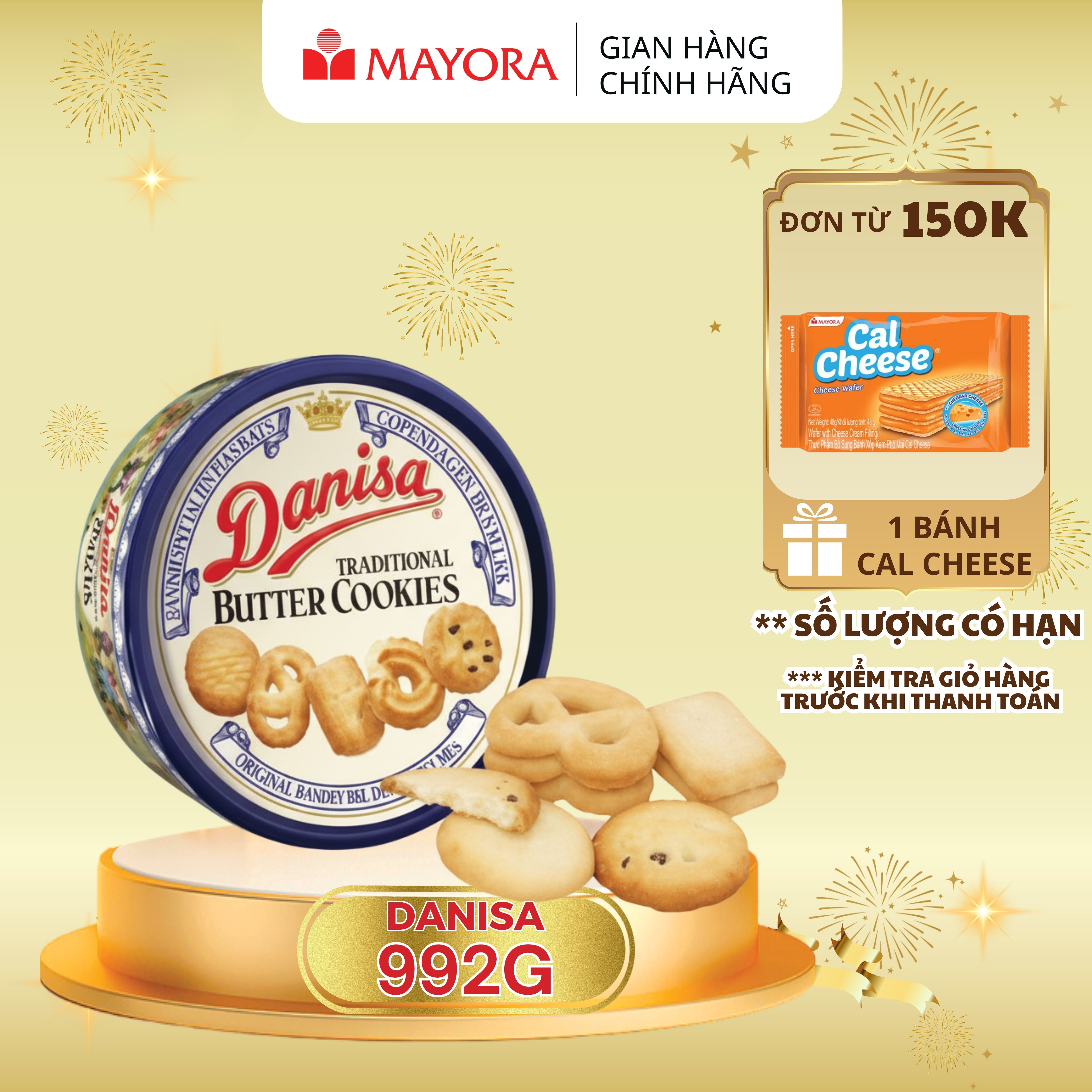  BÁNH QUY BƠ DANISA 200G 