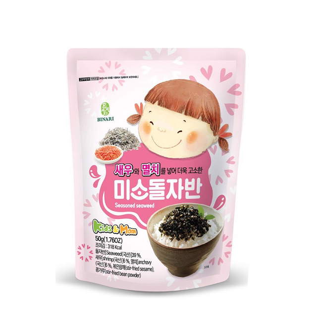 Rong Biển Trộn Cơm Em Bé Cười Vị Tôm và Cá Cơm (50g) | Bách hóa Hoàn Hảo