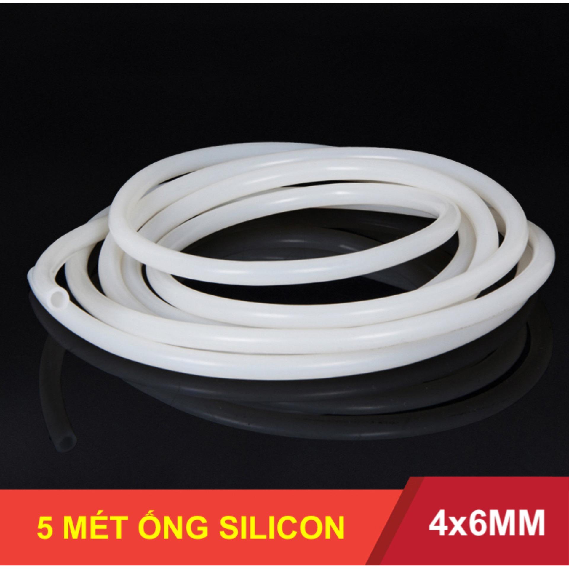 [HCM]5 mét ống dẫn ống silicon dẻo chịu nhiệt 40 - 220 độ C kích thước 2x4mm 3x5mm 4x6mm 5x7mm 6x8mm - LK0070