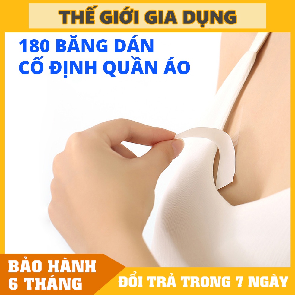 180 Miếng Dán Áo Trong Suốt ✔️CÓ VIDEO✔️ Băng Dán Áo Quần