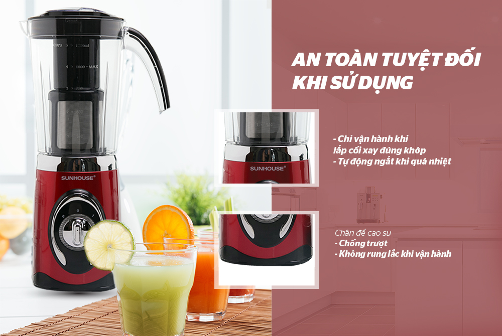 Máy xay sinh tố đa năng Sunhouse SHD5326