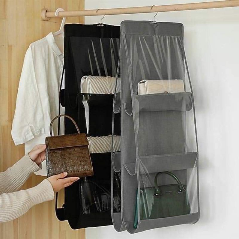 Túi treo, túi xách để đồ ,đựng đồ 6 ngăn , dụng cụ gia đình