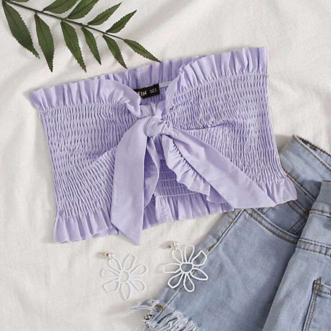 ÁO ỐNG NỮ ÁO ỐNG CỘT NƠ MẶC ĐƯỢC 3 KIỂU