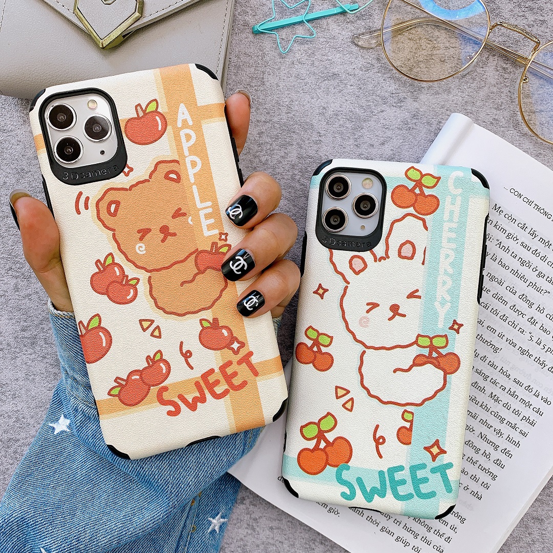 Ốp Lưng Da IMD Fruit Sweet