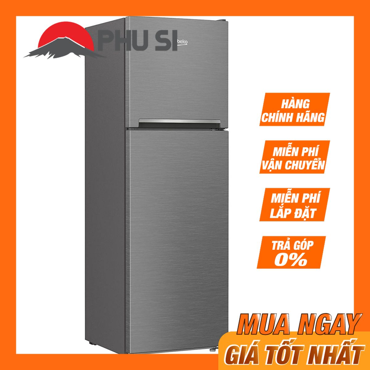 ✅tủ lạnh inverter beko rdnt250i50vs