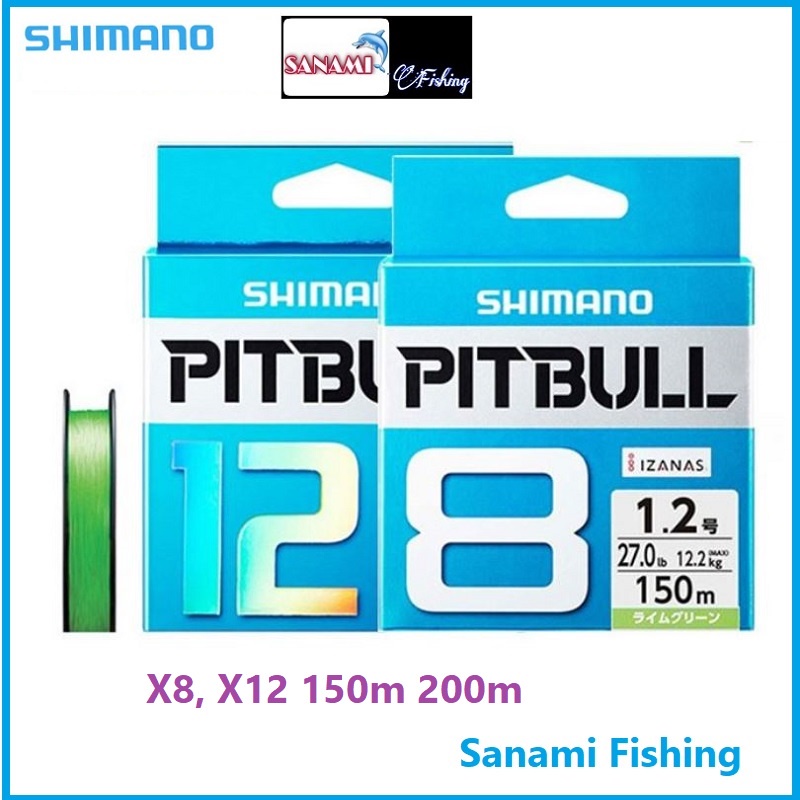 Dây dù câu cá pe pitbull x12 150m siêu căng, độ bền cao