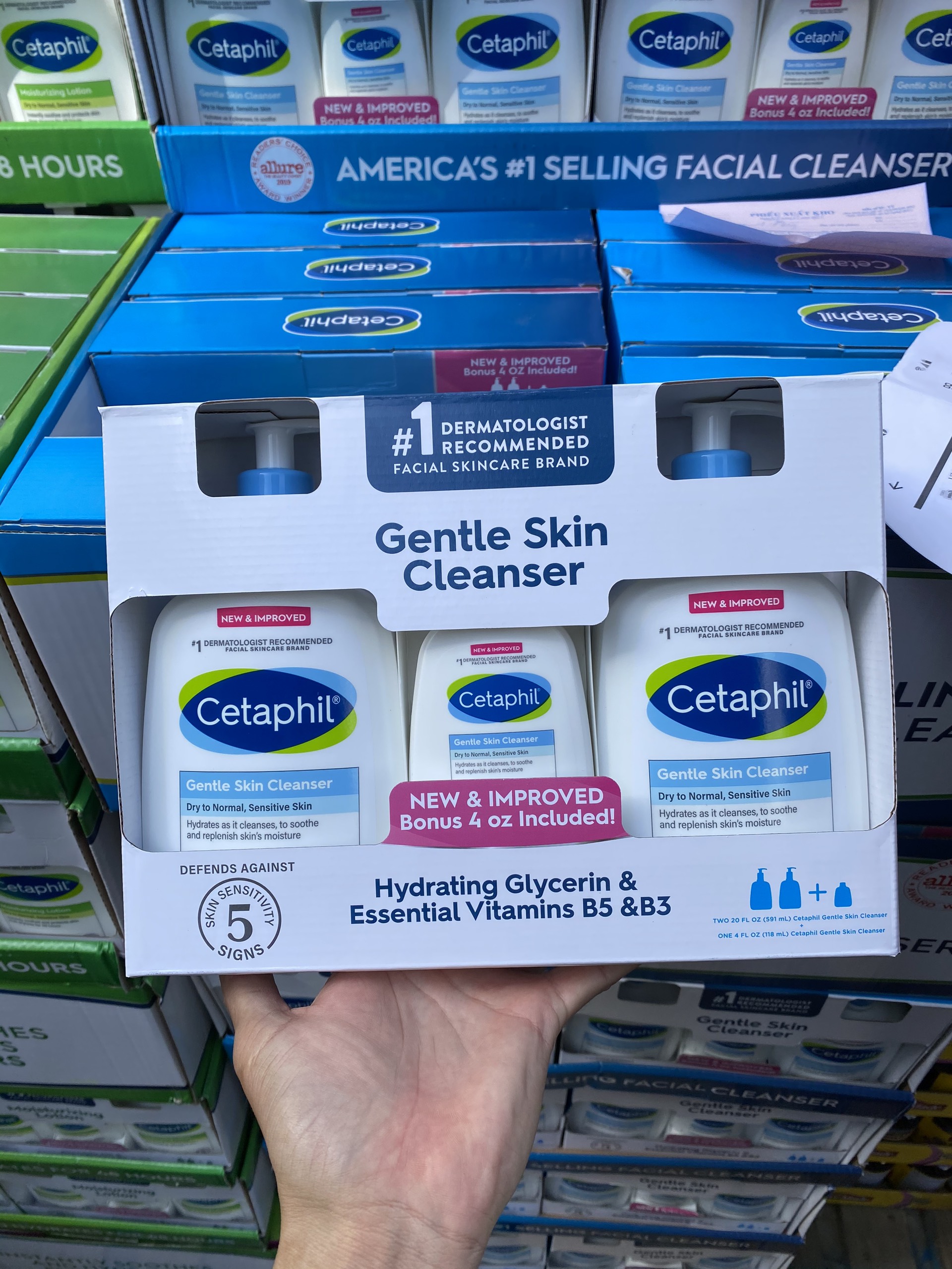 SET 2 CHAI SỮA RỬA MẶT CETAPHIL GENTLE SKIN CLEANSER MỸ 591ML x 2