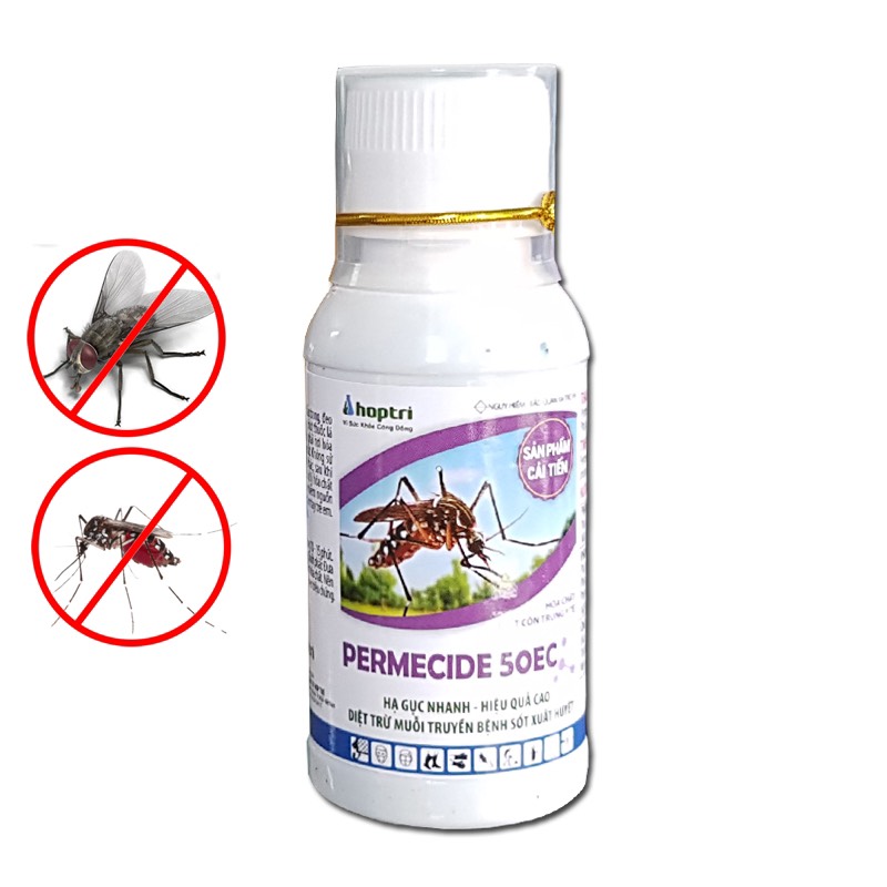 Chế phẩm trừ muỗi hiệu quả, an toàn Permecide 50EC chai 100ml mới