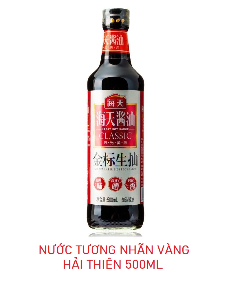 Xì dầu thượng hạng Clacsic Hải Thiên chai 500ml