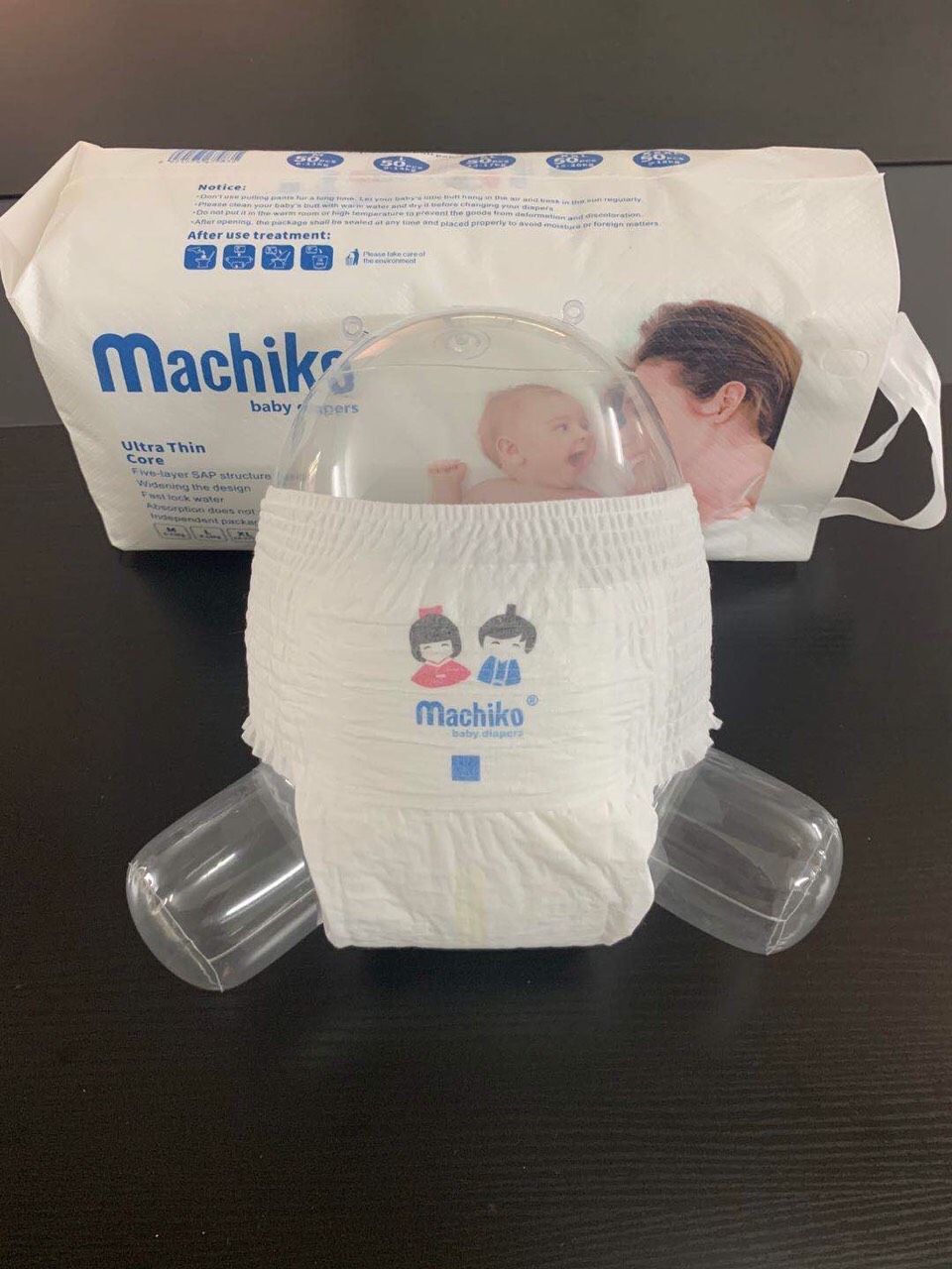 [HCM]50 miếng tả quần - bỉm quần MACHIKO mỏng nhẹ siêu khô thoáng thấm hút tốt cho bé cảm giác thoải mái dễ chịu