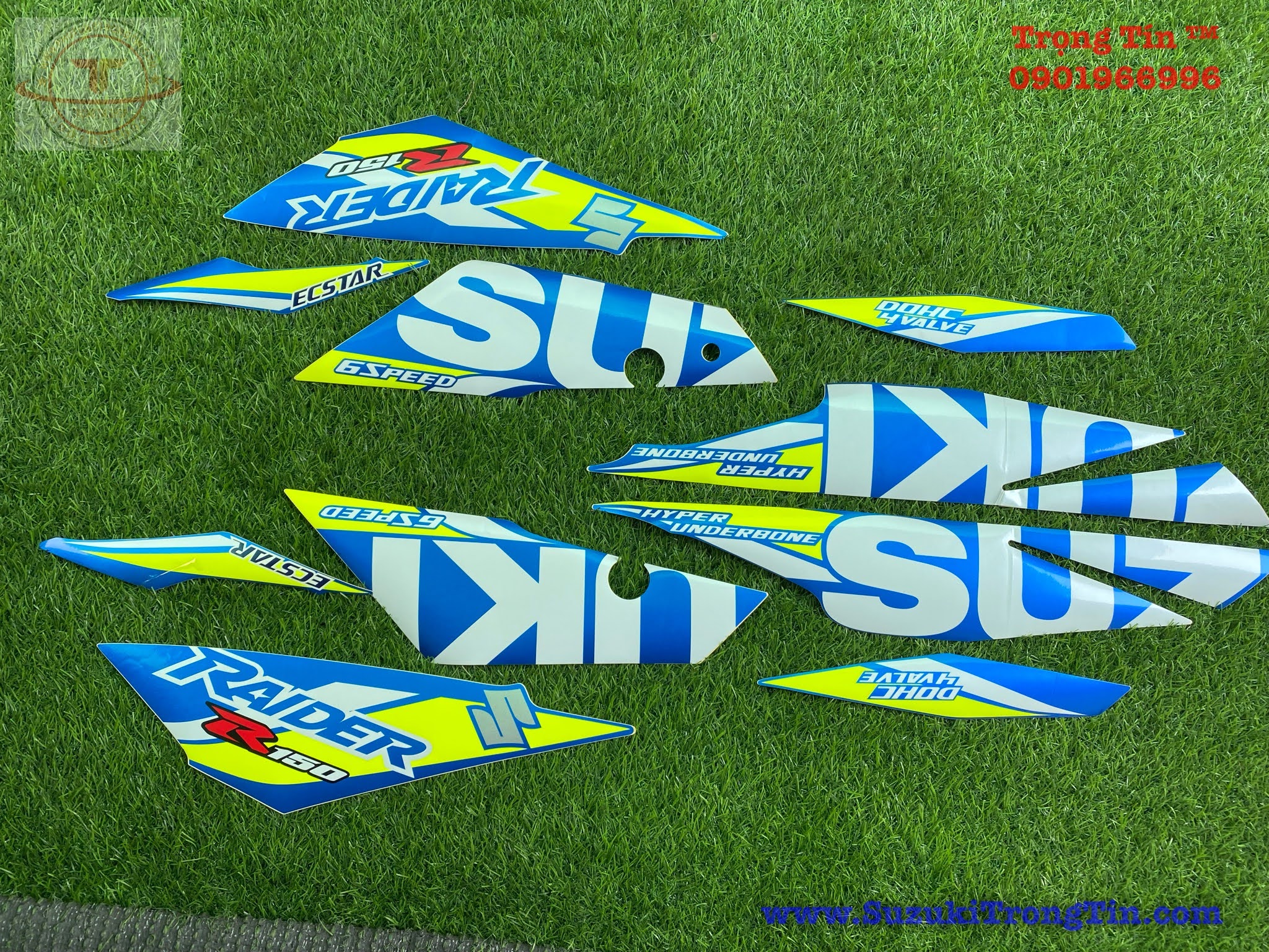 [HCM]Tem raider FI xanh GP