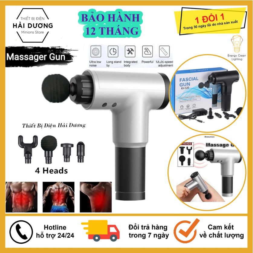 Súng Massage 4 Đầu 6 Chế Độ.Máy massage cầm tay Súng massage gun cầm tay máy massage trị liệu Massage gun, súng massage cầm tay giá rẻ tháng 02/2022 Súng Massage Cầm Tay, Máy Massage Gun - Sungmassage ...