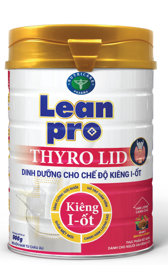 Sữa Lean Pro Thyro Lid 400g – Dinh dưỡng tối ưu cho người kiêng I-ốt, bệnh lý tuyến giáp